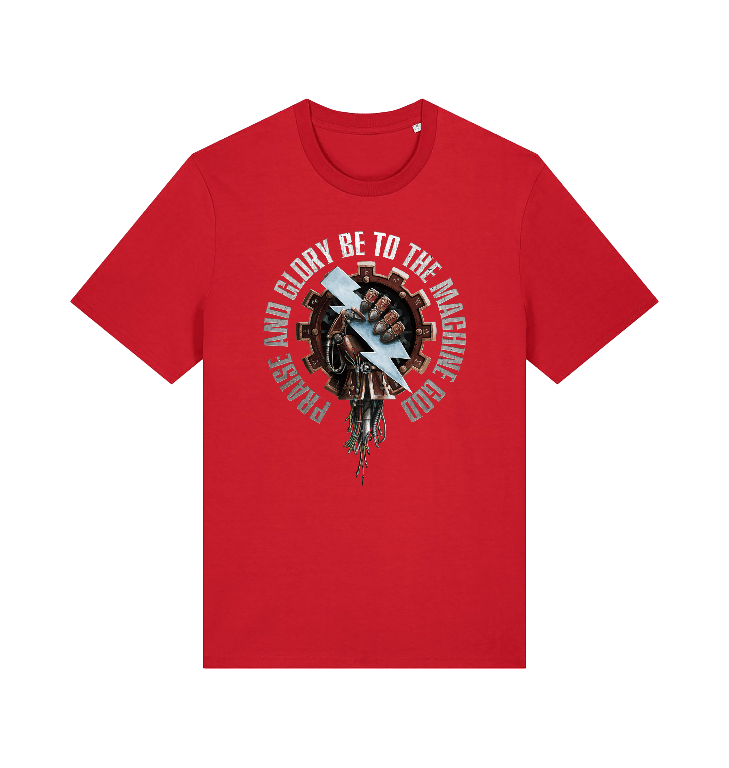 Red Printed T-shirt Front